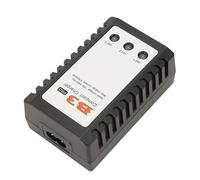 Chargeur de batterie LiPO, 2S 3S Chargeur d'équilibre Coque ABS Double couleur LED Performance stable 100-240V Port séparé Circuit de haute précision pour drone RC (Connecteur UE 100-240V)