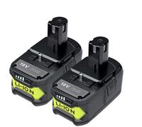 Chargeur de batterie Lithium-Ion, haute capacité, compatible avec RYOBI P108, 2 pièces