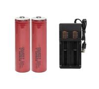 Chargeur De Batterie Lithium-ion Pointu 3,7V 3300 MAh For Lampe De Poche, Voiture Jouet, Rasoir, Petit Ventilateur Et Phare De Remplacement(Packing 4)