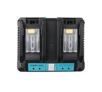 Chargeur de Batterie Lithium-ION Rapide MXJFYY DC18RD 4A à Double Port, Compatible avec Makita 14,4 V-18 V BL1830 BL1840 BL1850 BL1860 BL1815 BL1845, remplace DC18RD DC18RC DC18SF DC18RA DC18RF