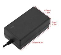 Chargeur de batterie - MXZZAND - DC 21V 2A - Entrée CA 100-240V - Fiche EU - Noir