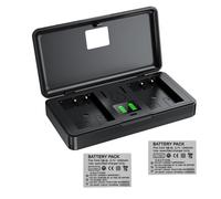 Chargeur de batterie NB-5L (1200 mAh) (y compris les batteries de remorquage) compatible avec les caméras Canon IXUS 850, 860, 870, 800 IS, 900, 950, 960, 970, 980, 990 SX200, SD700