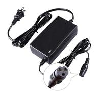 Chargeur De Batterie Plomb-acide 36 V 2 A Femelle 3 Broches, Compatible Avec Boreem Jia, Minimoto Rad2Go, VTT Et Kart.(EU PLUG)