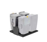 Chargeur de Batterie Portable 4 en 1 for Mavic Air 2, Compatible avec Le convertisseur DJI, hub Charge, Chargeur Intelligent, écran numérique