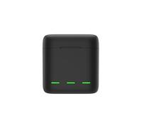 Chargeur de batterie portable 5 V 2,4 A 650 mAh pour GoPro Hero 9/10/11/12 (3 emplacements pour batterie)