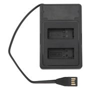 Chargeur de batterie pour appareil photo à double emplacement de charge, écran LCD, entrée USB Type-C avec câble, compatible avec GoPro Hero9