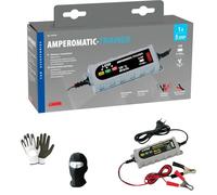 Chargeur de batterie pour batterie au plomb, SM, gel et AGM de 4 à 120 Ah pour moto, scooter, quad bateaux camping-car compatible avec Aprilia RS 50 mainteneur de courant 6/12 V-0,55/1 A ABS