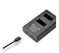 Chargeur de batterie pour caméra d'action 5 V 2 A USB double chargeur pour caméra d'action GoPro Max sortie 700 mA