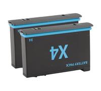 Chargeur de Batterie pour Caméra d'action avec Câble USB Type C Hub de Charge à 3 Emplacements 2 Batterie de Remplacement 2500 MAh Station de Charge Complète pour Les Amateurs de