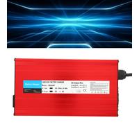 Chargeur de batterie pour chariot de golf 36V 18A 900W coque en aluminium rouge