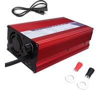 Chargeur De Batterie pour Chariot élévateur 36 V 10 A, Chargeur d'entretien Intelligent, Adapté à La Charge De Batteries Au Plomb 36 V avec Prise Ronde à 3 Broches., Plug M