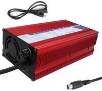 Chargeur De Batterie pour Chariot élévateur 36 V 10 A, Chargeur d'entretien Intelligent, Adapté à La Charge De Batteries Au Plomb 36 V avec Prise Ronde à 3 Broches., Plug C