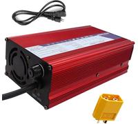 Chargeur De Batterie pour Chariot élévateur 36 V 10 A, Chargeur d'entretien Intelligent, Adapté à La Charge De Batteries Au Plomb 36 V avec Prise Ronde à 3 Broches., Plug J