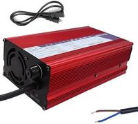 Chargeur De Batterie pour Chariot élévateur 36 V 10 A, Chargeur d'entretien Intelligent, Adapté à La Charge De Batteries Au Plomb 36 V avec Prise Ronde à 3 Broches., Plug N