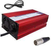 Chargeur De Batterie pour Chariot élévateur 36 V 10 A, Chargeur d'entretien Intelligent, Adapté à La Charge De Batteries Au Plomb 36 V avec Prise Ronde à 3 Broches., Plug E