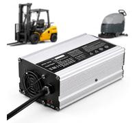 Chargeur De Batterie pour Chariot Élévateur 48 V 15 A (Plomb-Acide) | Chargeur intelligent 900 W pour chariot élévateur, avec plusieurs options de connecteurs, avec chariots élévateurs