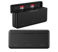 Chargeur de Batterie pour DJI Action 3/4/5 Pro, Charge 3 Batteries, boîtier de Charge Rapide USB à emplacements vec câble Type-C boîtier de pour Osmo Action3/4/5 Pro
