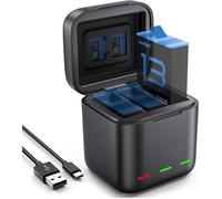 Chargeur De Batterie Pour Gopro Hero 13 Black - Chargeur 3 Canaux Rapide 2 4 A Usb-C - Compatible Gopro Hero 13 Black