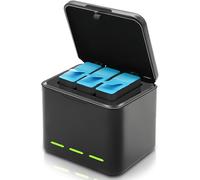 Chargeur De Batterie Pour Gopro Hero 13, Triple Emplacement, Boîtier De Charge Usb, Avec Câble De Type C, Sac De Transport, Chargeur De Batterie, Boîte De Rangement, Design Compati[USBC1141]