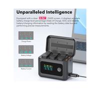 Chargeur de Batterie pour MISSION 1/1 PRO, Étui de Charge Rapide avec Écran LCD, Accessoires de Hub de Charge Intelligent