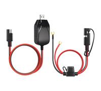 Chargeur de batterie pour moto | Maintien de charge intelligent 12 V USB avec bloc d'alimentation, chargeur maintien, adapté pour une utilisation en extérieur, voiture, bateau, véhicules, remorque