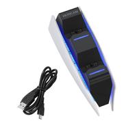 Chargeur De Batterie Pour Sony Play Station Playstation,Ps5,Dualsense,Touriste,Fouet,Contrôleur,Accessoires,S6,Charge -Blanc