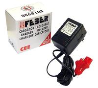 FEBER - Chargeur de Batterie pour véhicules électriques Jouets FEBER, 6V, 1 AH, Compatible avec Les Voitures, Motos, quads et trimotos, FAMOSA (800003112)