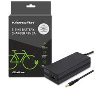 Chargeur de batterie pour vélo électrique Qoltec 50761 36 V 42 V 2 A 5,5 x 2,5