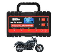 Chargeur de Batterie pour Voiture - Maintenance de Batterie | Accessoire Intelligent 12V 24V pour Maintenance Véhicules Utilitaires et Automobiles Chargement Rapide Voyage