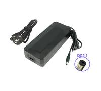 Chargeur de batterie PowerSmart 54,6V 3A DC 5,5mm x 2,1mm connecteur rond pour batteries 48V Li-Ion E-Bike Ebike Pedelec