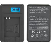Chargeur de batterie, protection contre la surchauffe Chargeur à fente unique Micro-ordinateur Digital Chip Matériau plastique Chargeur USB pour appareil photo SX710