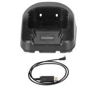 Chargeur De Batterie Radio 2 Voies, CâBle Usb, Chargeur De Bureau Avec Voyant Lumineux Pour SéRie Baofeng Uv 82 Uv 82hp Uv 82l