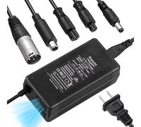 Chargeur de batterie rapide 42 V 2 A avec système de refroidissement - Chargeur de batterie universel de rechange pour batterie au lithium 36 V, compatible avec Jetson, Gotrax, Razor, Ninebot, Segway,