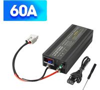 Chargeur de batterie réglable, sortie 60A, plage de tension 0-15V, DL60Ah avec Anderson, prise EU