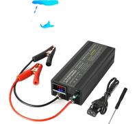 Chargeur de batterie réglable, sortie 60A, plage de tension 0-15V, pince crocodile DL60A, fiche EU