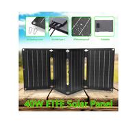 Chargeur de batterie solaire 15 W (15/40 W) 18 V/USB 3.0 5 V/Type C Panneaux solaires pliables Légers