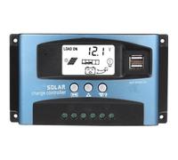 Chargeur de batterie solaire MPPT - 40/50/60/100A - Double écran LCD - USB - 12V 24V