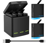 Chargeur De Batterie Triple Set Pour Gopro Hero 8 Hero 7 Hero 6 Hero 5 Black, Chargeur + 2 Batteries Avec Câble Usb Type-C Kit D'Accessoires Pour Go Pro (Kit De Batterie De Chargeu[UsbC171]