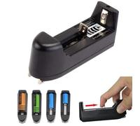 Chargeur de batterie - Universel - Li-18650 3.7V - 14500 16430 CR123A - Noir - Rechargeable