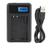Chargeur de batterie USB portable et pratique avec écran LCD, affichage de l'état de charge pour Olympus Stylus XZ2iHS Nikon1J1S1V3Sony NP FT1,