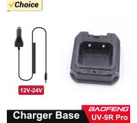 chargeur de batterie UV-S22 Pro V2,station d'accueil UV-9R Plus UV-9R PRO UV-68 UV-98 GMRS-9R UV-XR GT-3WP,talkie-walkie,Radios,accessoire - Type 12-24V-Charger Base