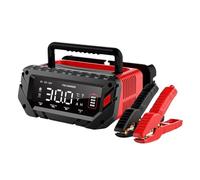 Chargeur De Batterie Voiture 30A 6V/12V/24V, for Moto, Plomb-Acide SLA Gel Lithium 24V/16A 12V/30A LiFePo4, Intelligent Affichage NuméRique