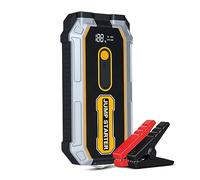 Chargeur De Batterie Voiture Dispositif Démarrage 1200A Courant Crête Outils d'urgence Automatique Portable Saut Démarreur Externe Affichage NuméRique(Basic Set)