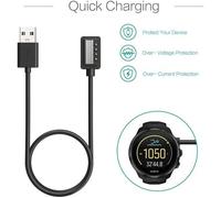 Chargeur de berceau avec clip de câble de charge USB pour Suunto Spartan Ultra HR Spartan Sport Wrist HR, Suunto 9, Suunto