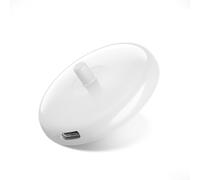 Chargeur de brosse à dents électrique, chargeur inductif de rechange fin compatible avec les brosses à dents électriques Philips Sonicare Hx Series, mini base de charge de type C (blanc)