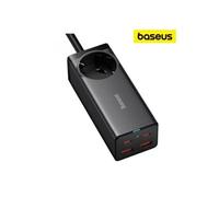 Chargeur de bureau AC+2U+2C 100W EU Noir Avec câble Mini blanc Type-C vers Type-C 100W/20V/5A -1m Noir- PSZM000401 Noir