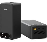 Chargeur De Bureau Multiport P200C2 (Mc200) De 200 W,Équipé De 1 Port D'Alimentation Cc Et De 2 Sorties Usb-C. Taille Compacte,Prend En Charge La Charge Rapide Multiport,Refroidissement Efficace