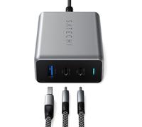 CHARGEUR DE BUREAU SATECHI USB C PD POUR ORDINATEUR PORTABLE 100 W GRIS