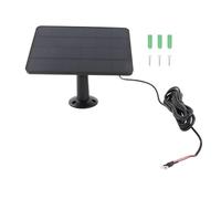 Chargeur de Caméra à Panneau Solaire, 10 W, Compatible avec Doorbell, Ring Video Doorbell 2, Doorbell 3, Video Doorbell 3+ et Doorbell 2K Camera, Résistant aux Intempéries, avec