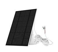 Chargeur de Caméra à Panneau Solaire 10 W, Compatible avec, Ring Video Doorbell 2, Support à 360 Degrés, IP66 Résistant aux Intempéries, Câble de 9,8 Pieds, Installation